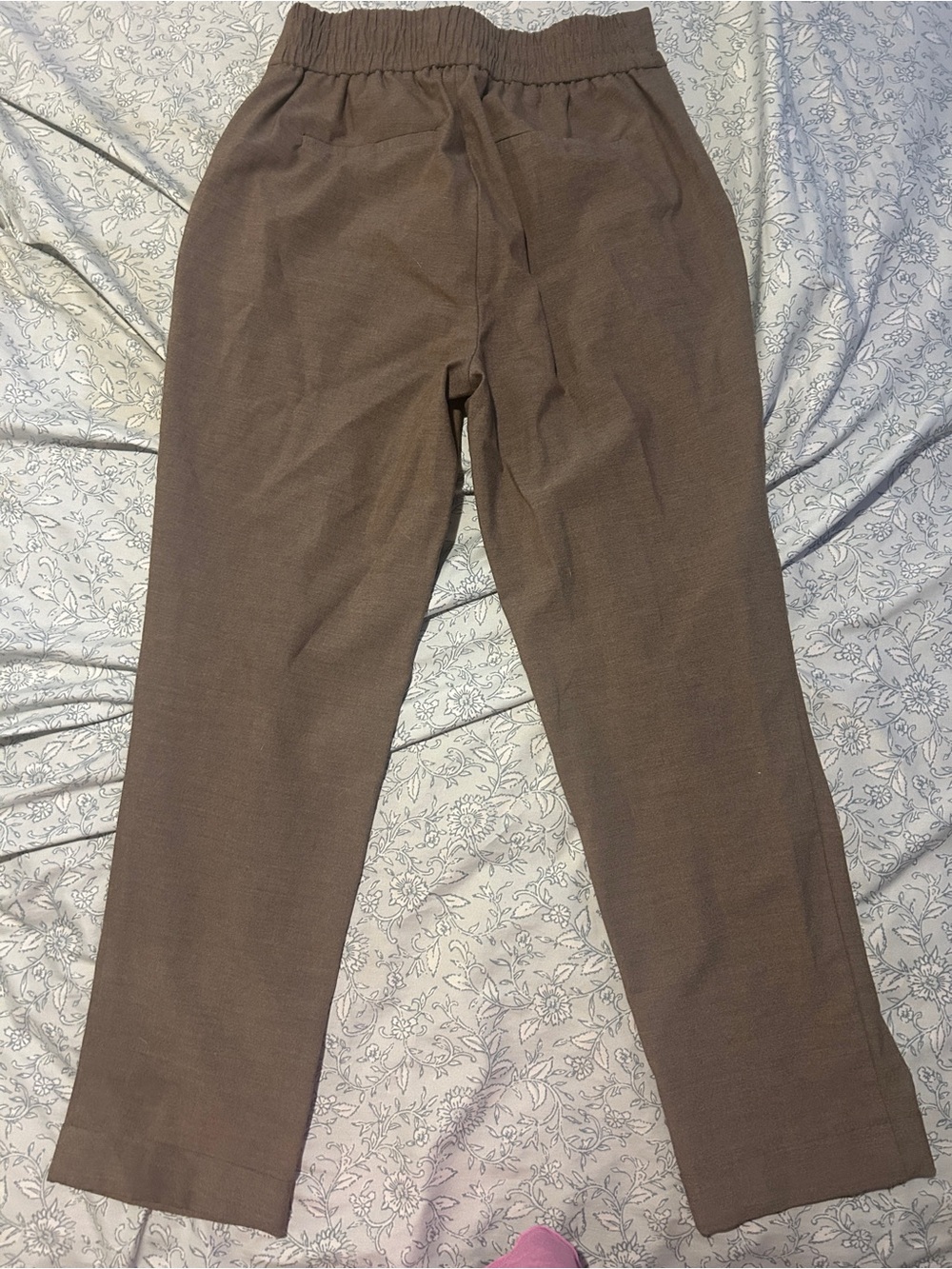 Rachel Zoe Taupe Elastic Waist Pull-On Pants - Picture 5 of 8